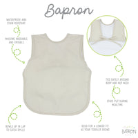 Solid Champagne Minimalist Bapron - BIG FRENCHIES