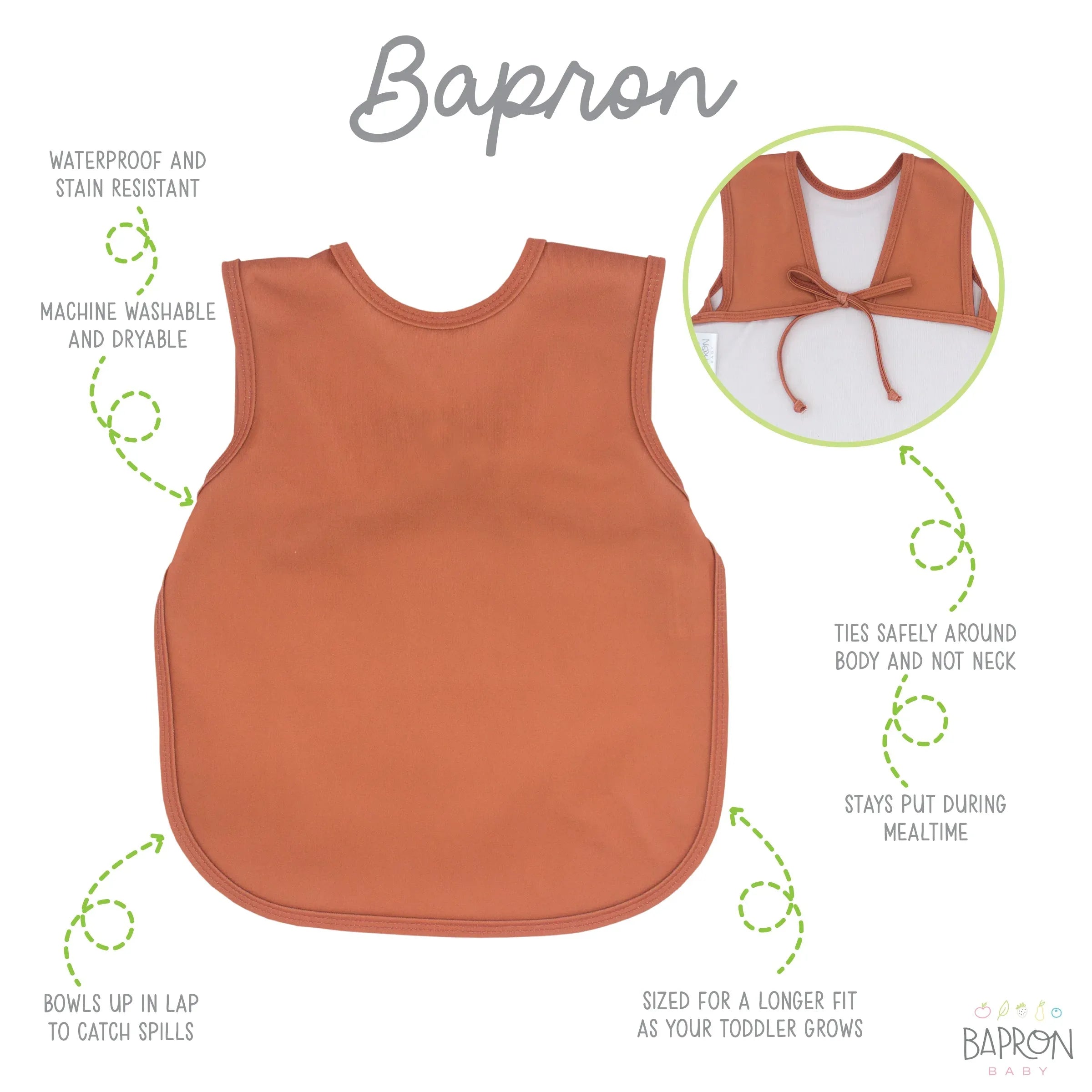 Solid Copper Minimalist Bapron SALE - BIG FRENCHIES