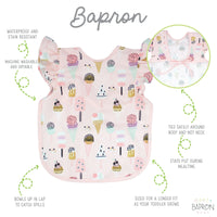 Pink Ice Cream Flutter Bapron - BIG FRENCHIES