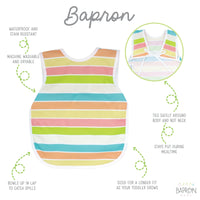 Rainbow Stripes Bapron - BIG FRENCHIES