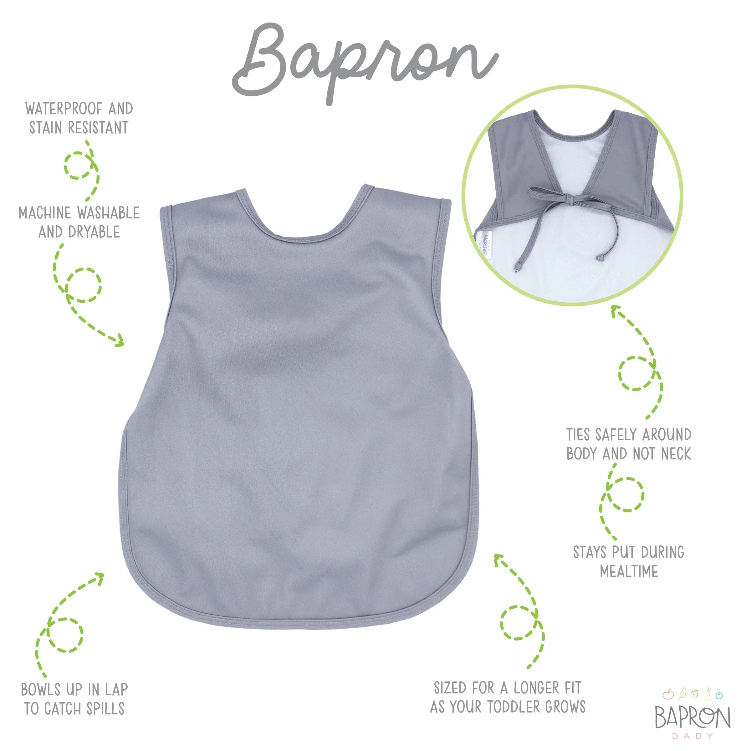 Solid Slate Minimalist Bapron - BIG FRENCHIES