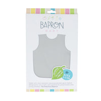 Solid Light Gray Minimalist Bapron - BIG FRENCHIES