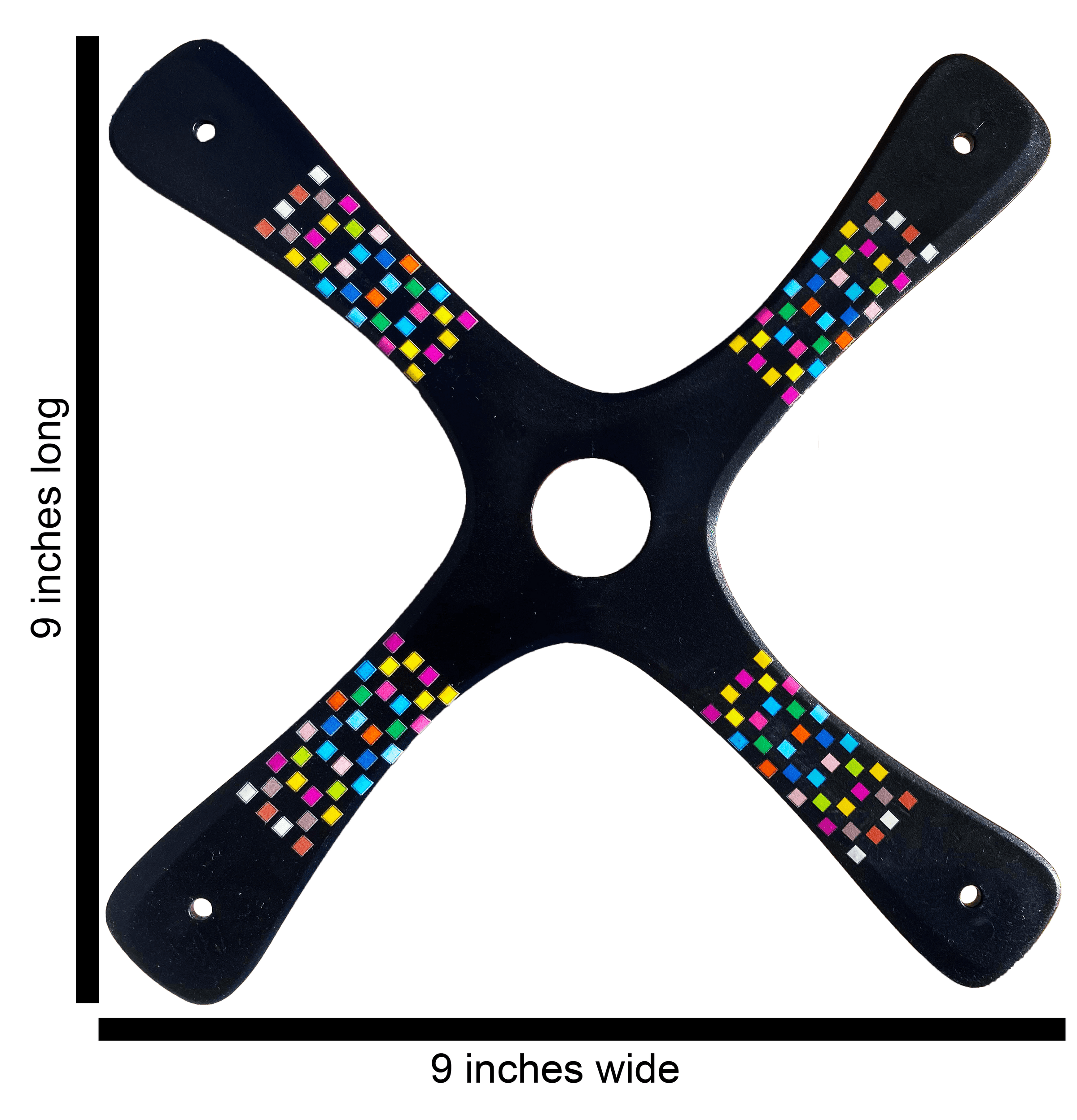 Competition Boomerang - Black Barcelona Boomerangs - Carbon infused