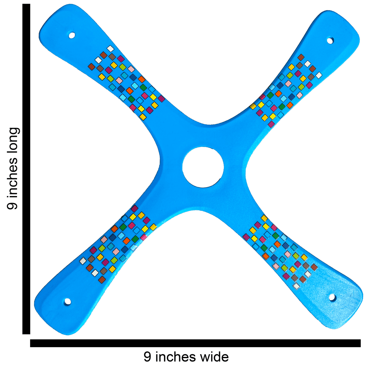 Competition Boomerang Blue Barcelona Boomerangs - Beginner throwers-Boomerangs-BIG FRENCHIES-Boomerangs.com