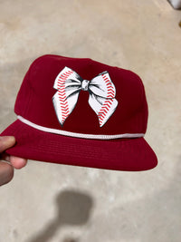 Baseball Bow Trucker Hat - BIG FRENCHIES