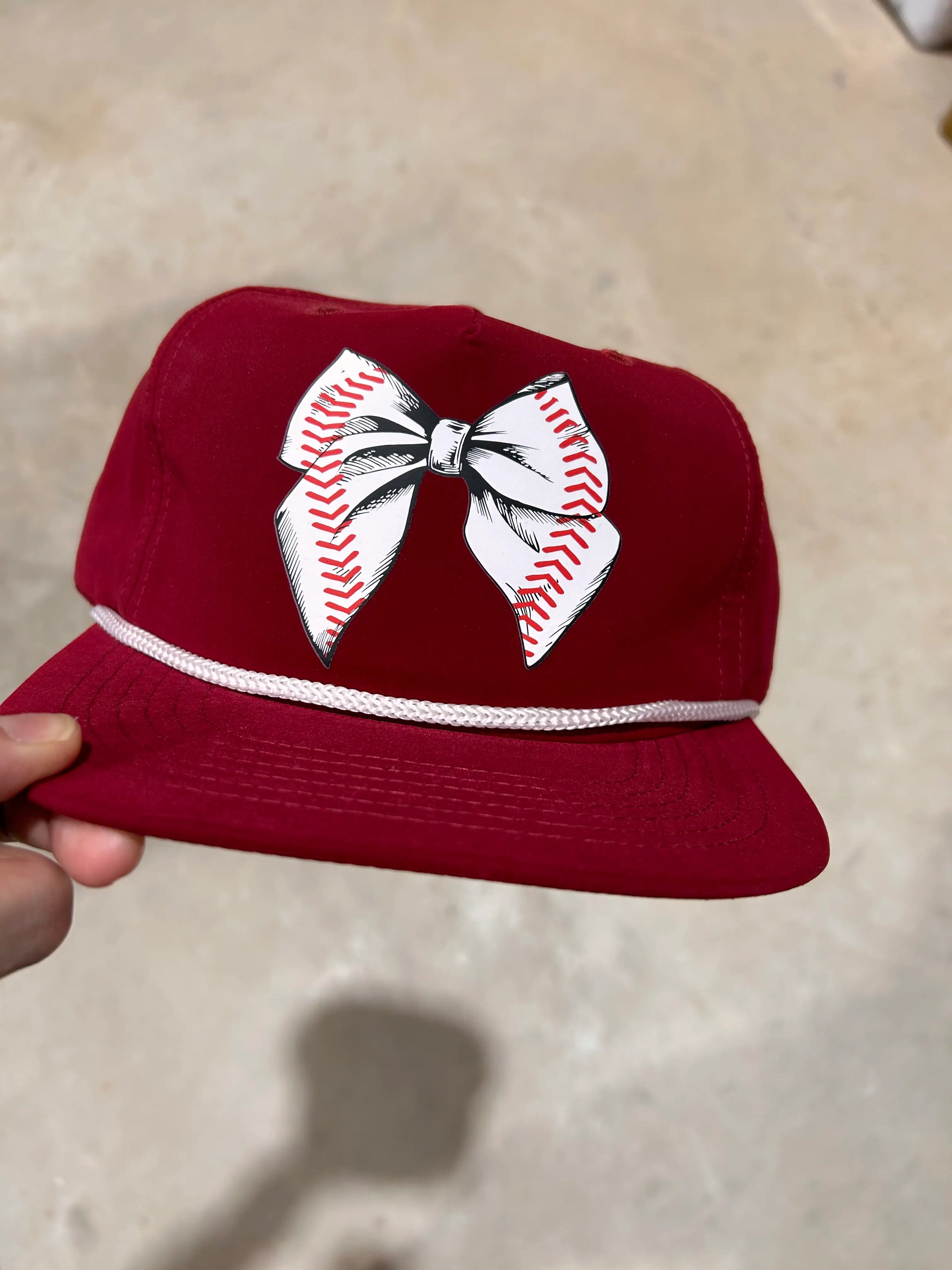 Baseball Bow Trucker Hat - BIG FRENCHIES