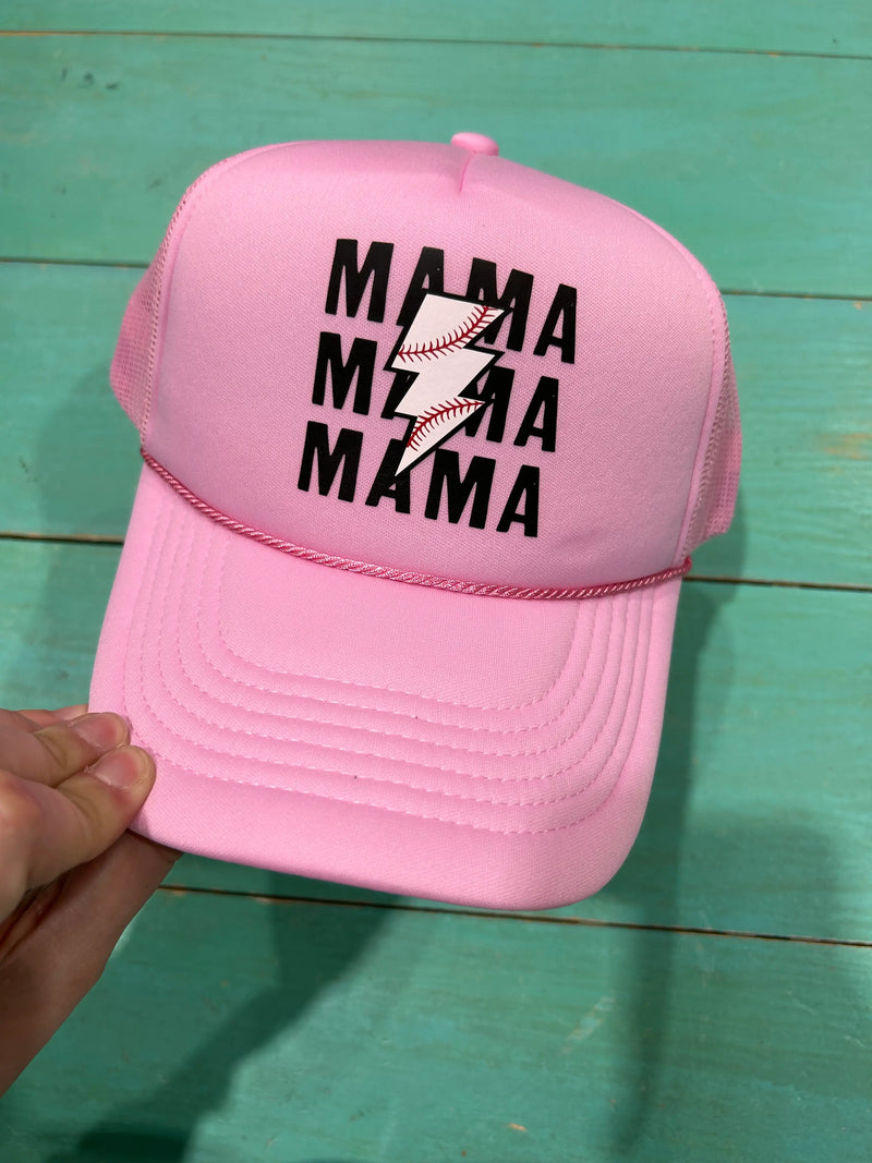 Baseball Mama Trucker Hat - BIG FRENCHIES