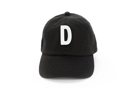 Black Letter Baseball Hat - BIG FRENCHIES