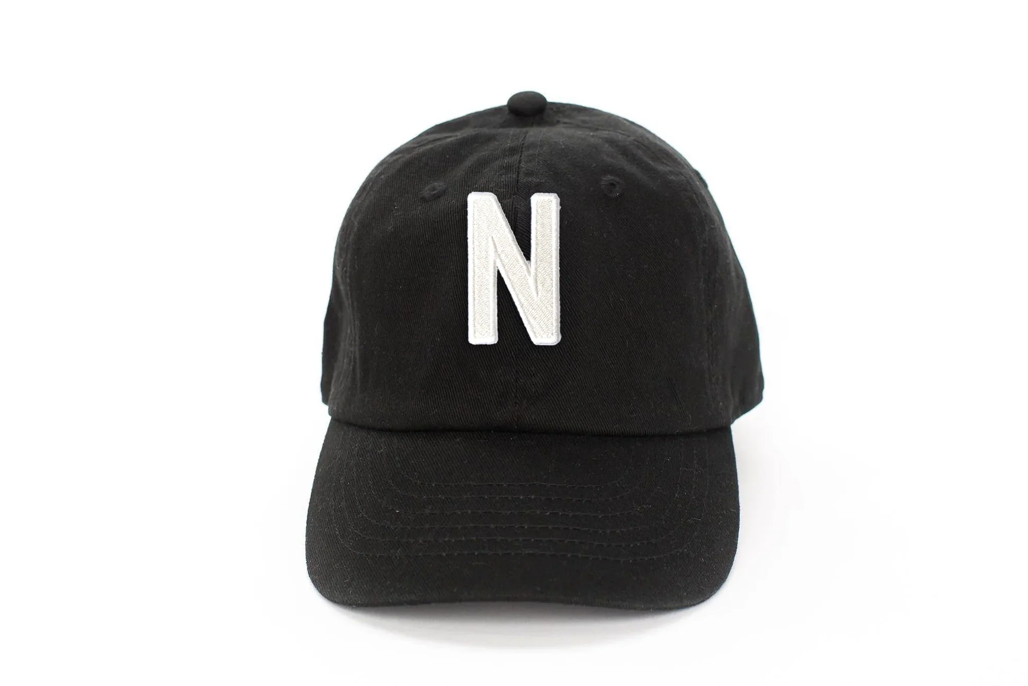 Black Letter Baseball Hat - BIG FRENCHIES
