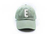 Dusty Sage Letter Baseball Hat - BIG FRENCHIES