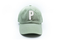 Dusty Sage Letter Baseball Hat - BIG FRENCHIES