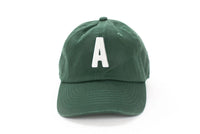 Hunter Green Letter Baseball Hat - BIG FRENCHIES