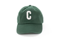 Hunter Green Letter Baseball Hat - BIG FRENCHIES