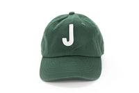 Hunter Green Letter Baseball Hat - BIG FRENCHIES