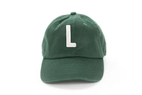Hunter Green Letter Baseball Hat - BIG FRENCHIES