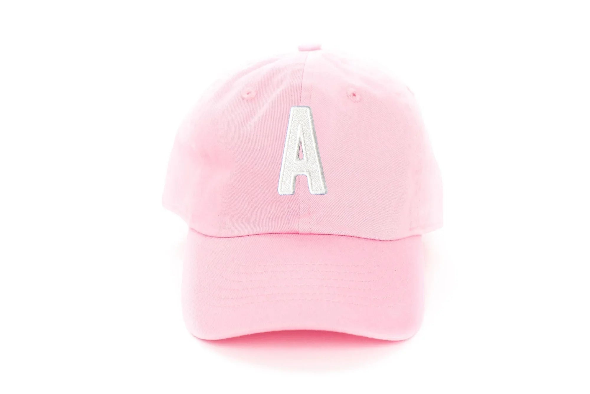 Light Pink Letter Baseball Hat - BIG FRENCHIES