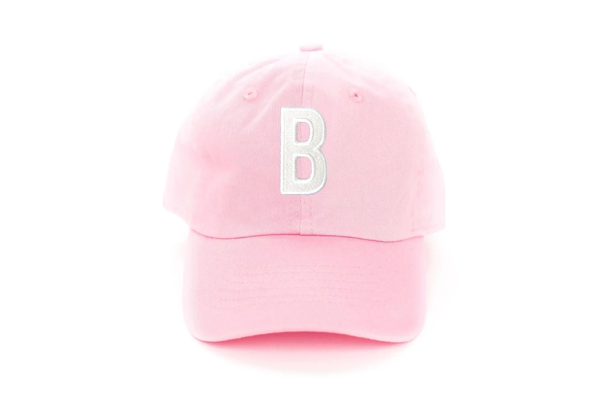 Light Pink Letter Baseball Hat - BIG FRENCHIES