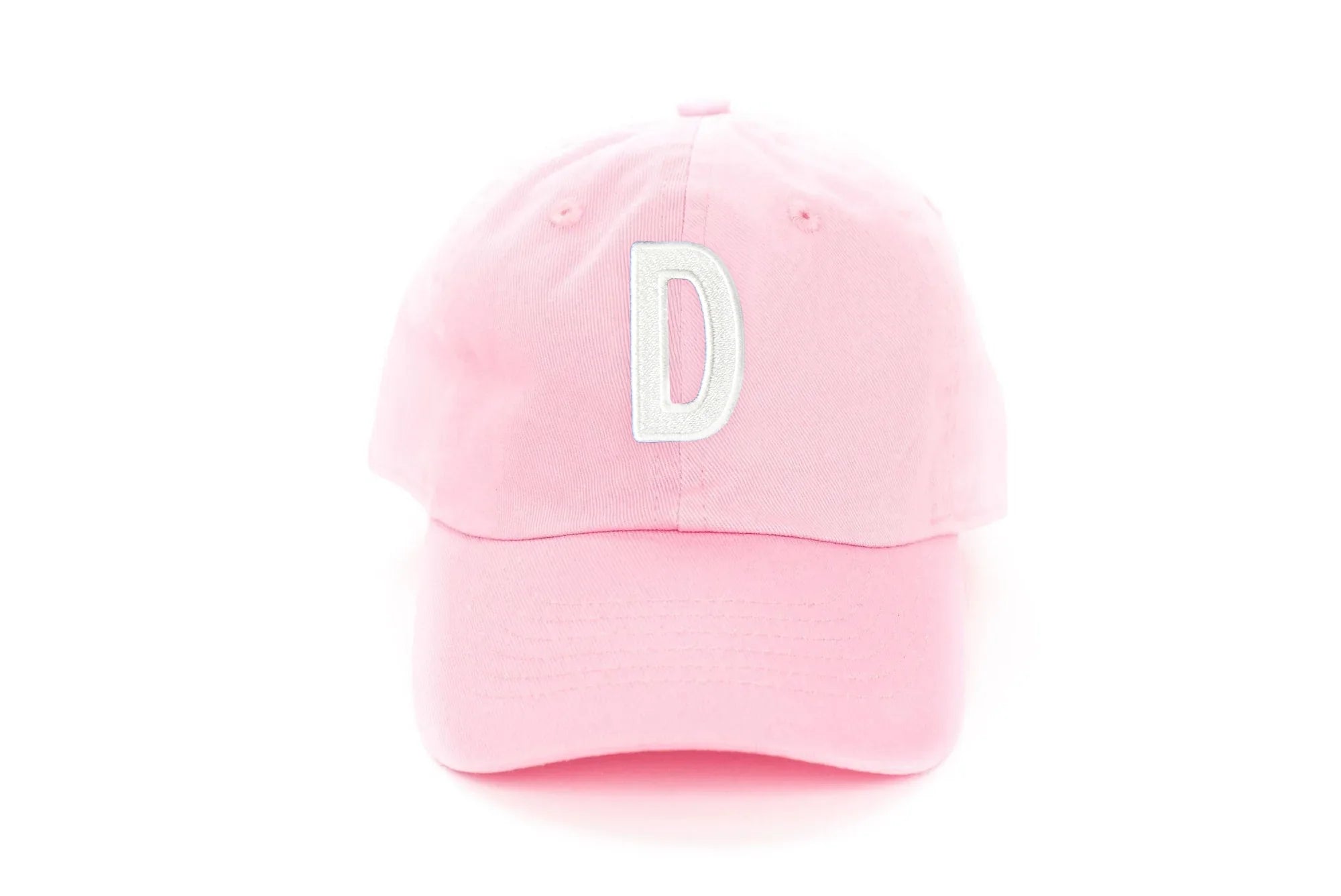 Light Pink Letter Baseball Hat - BIG FRENCHIES
