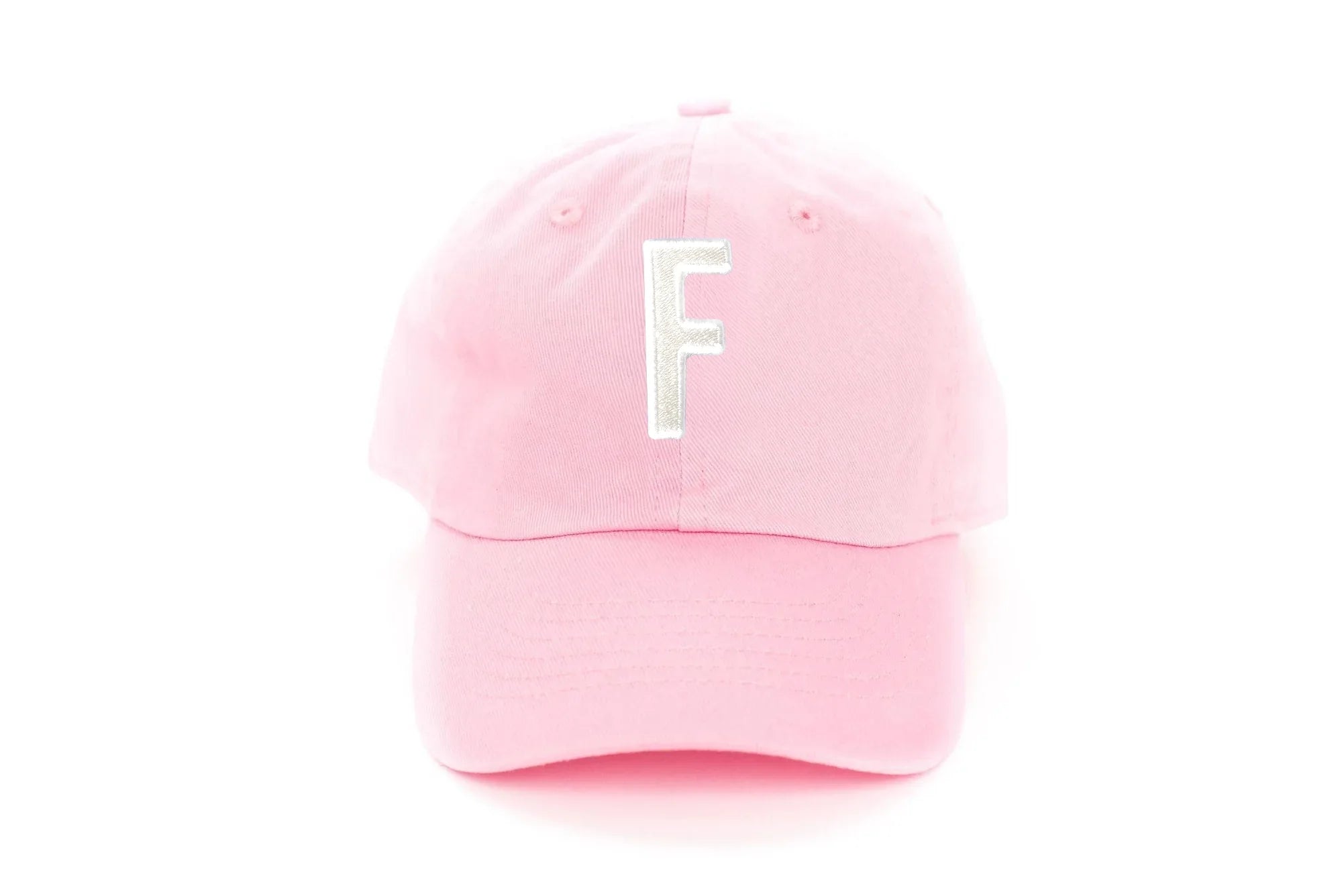 Light Pink Letter Baseball Hat - BIG FRENCHIES