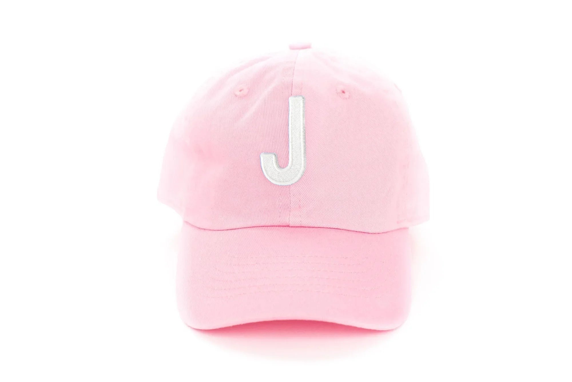 Light Pink Letter Baseball Hat - BIG FRENCHIES