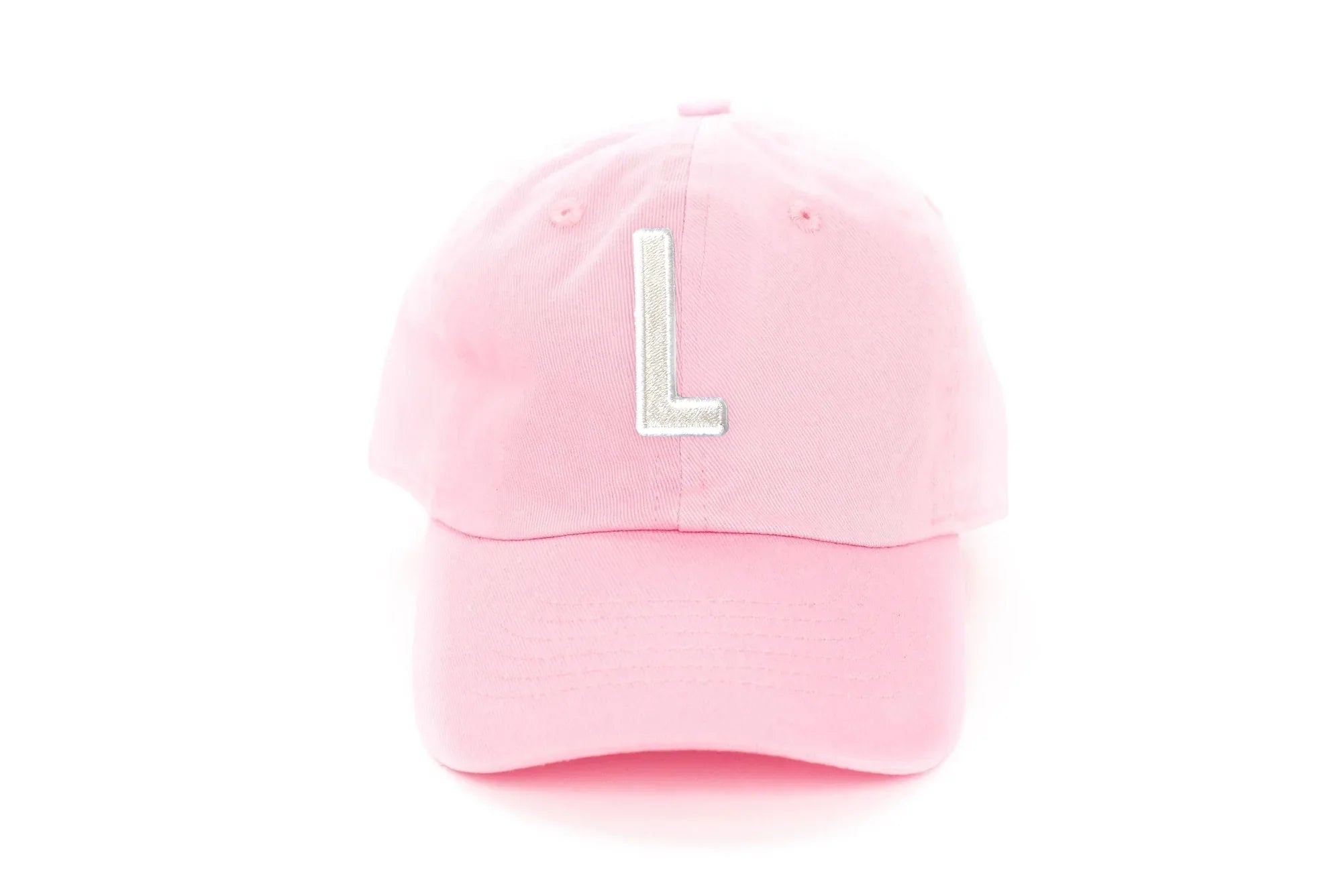 Light Pink Letter Baseball Hat - BIG FRENCHIES