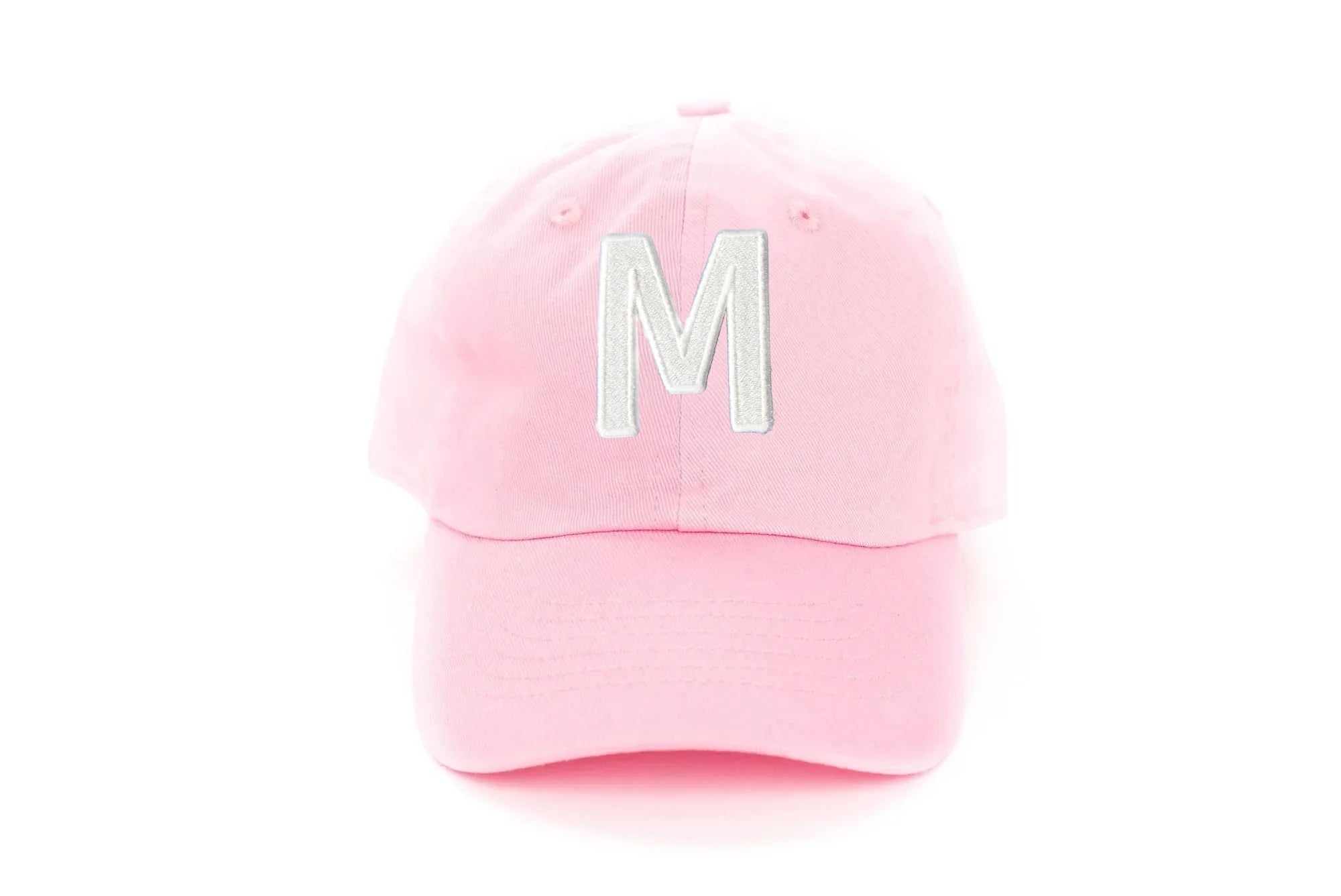 Light Pink Letter Baseball Hat - BIG FRENCHIES