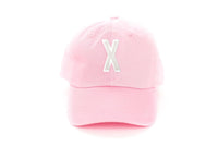 Light Pink Letter Baseball Hat - BIG FRENCHIES