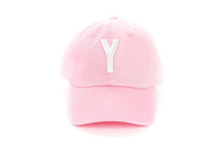 Light Pink Letter Baseball Hat - BIG FRENCHIES