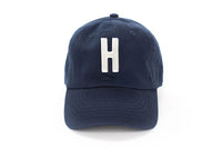 Navy Blue Letter Baseball Hat - BIG FRENCHIES