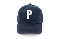 Navy Blue Letter Baseball Hat - BIG FRENCHIES