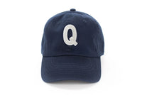 Navy Blue Letter Baseball Hat - BIG FRENCHIES