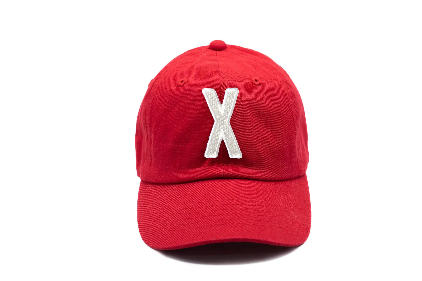Red Letter Baseball Hat - BIG FRENCHIES