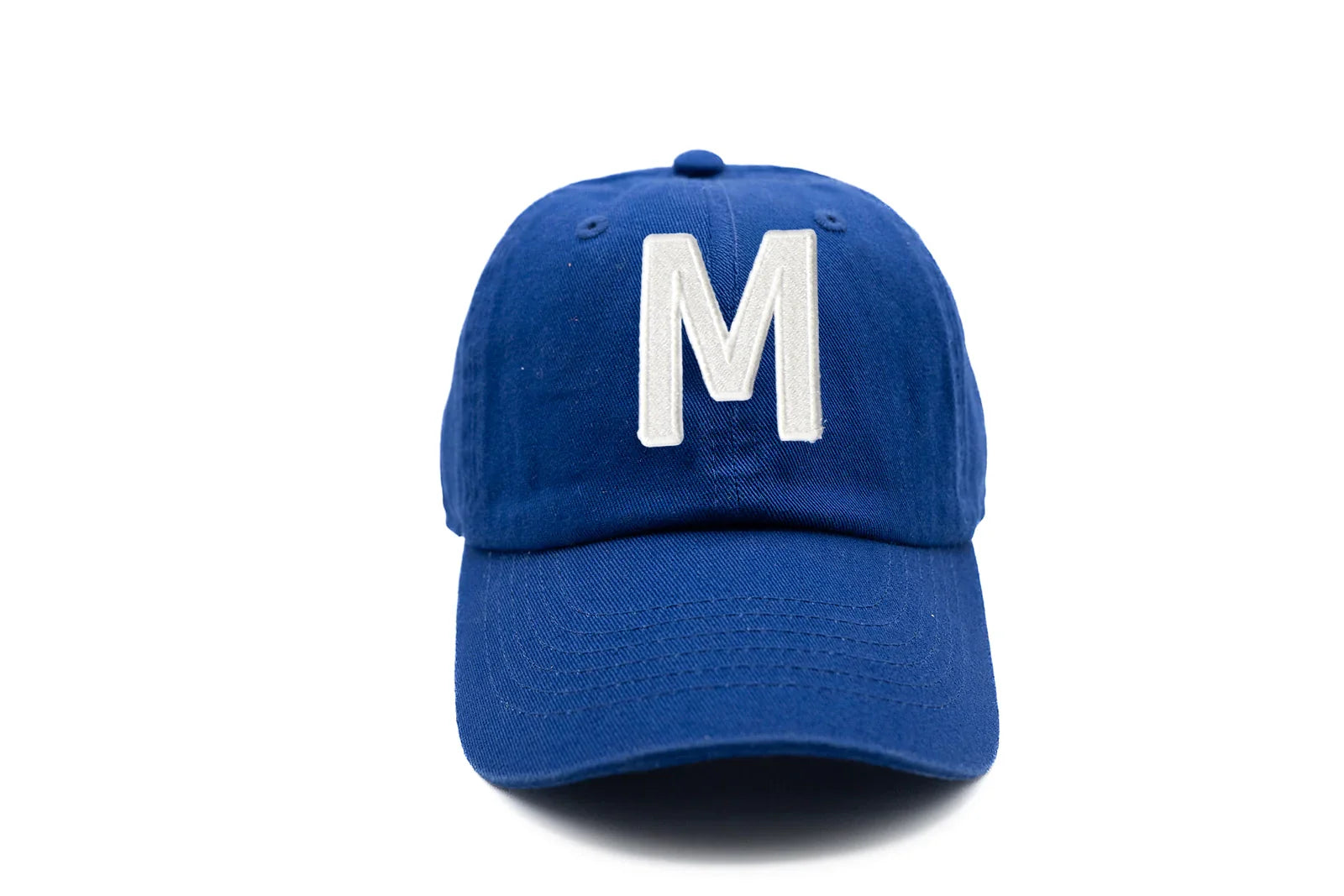 Royal Blue Letter Baseball Hat - BIG FRENCHIES
