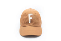 Terra Cotta Letter Baseball Hat - BIG FRENCHIES