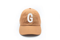 Terra Cotta Letter Baseball Hat - BIG FRENCHIES