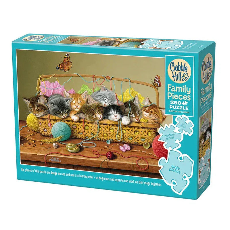 Basket Case 350 Piece Family Jigsaw Puzzle Cobble Hill - BIG FRENCHIES