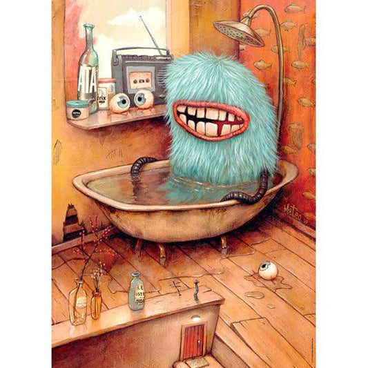 Bathtub Zozoville 1000 Piece Jigsaw Puzzle Heye