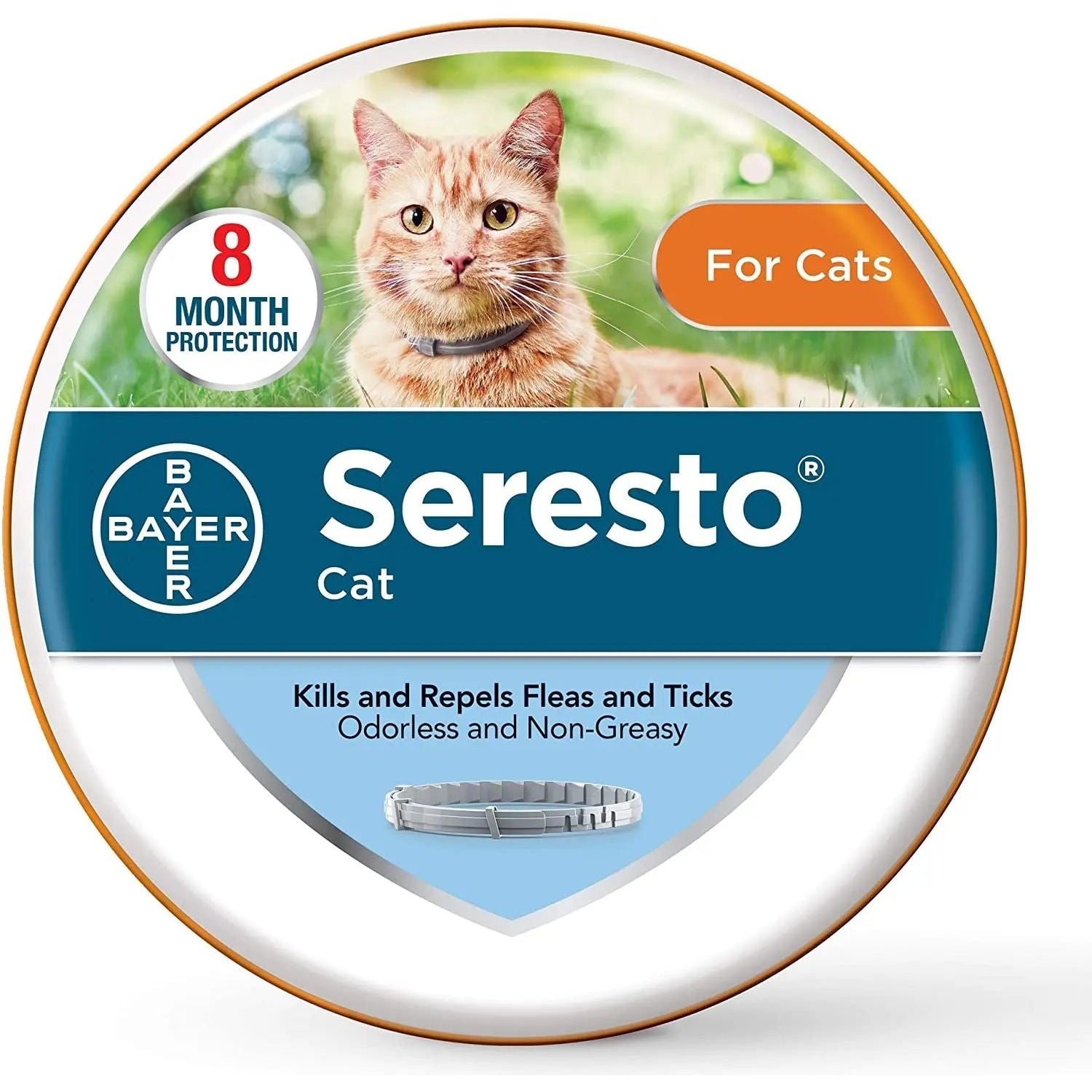 Bayer Seresto Flea & Tick Collar for Cats 8 Months Protection