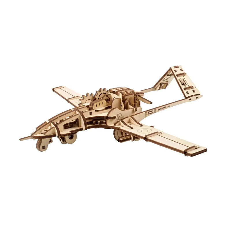 Bayraktar TB2 Combat Drone 3D Wood Model Kit UGEARS - BIG FRENCHIES
