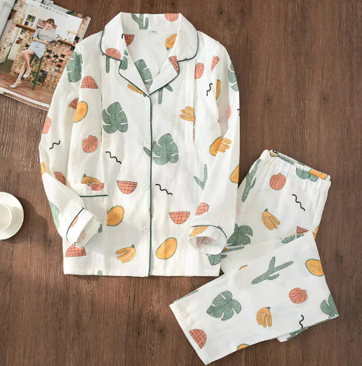 Women's Sleepwear, Maternity and Nursing Cotton Set - # BAGE211510131-NURSG