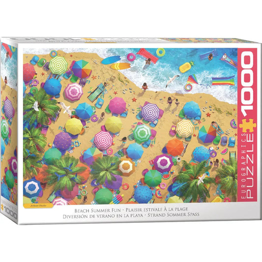 Beach Summer Fun 1000 Piece Jigsaw Puzzle Eurographics - BIG FRENCHIES