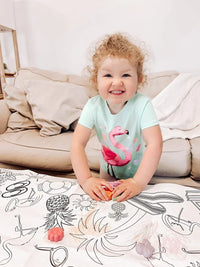 Beach Coloring Tablecloth - BIG FRENCHIES