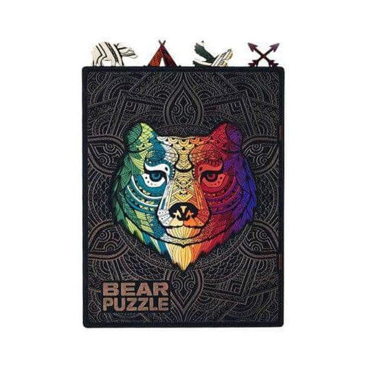 Bear 250 Piece Wooden Jigsaw Puzzle Geek Toys - BIG FRENCHIES
