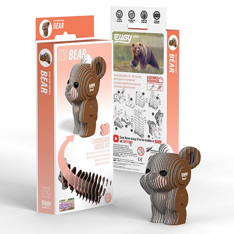 Bear 3D Cardboard Model Kit Eugy - BIG FRENCHIES