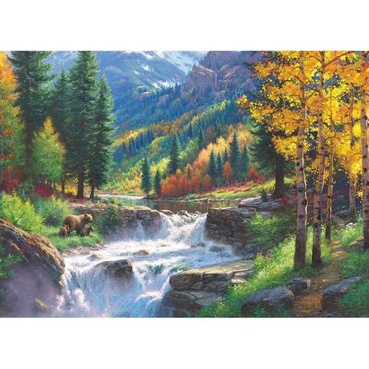 Bear Falls 500 Piece Jigsaw Puzzle Cobble Hill - BIG FRENCHIES
