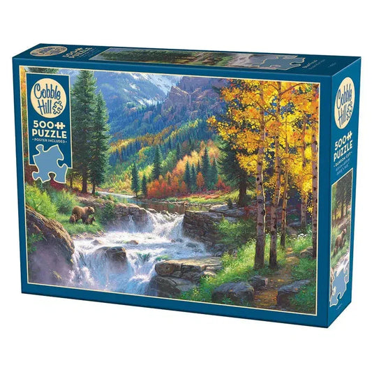Bear Falls 500 Piece Jigsaw Puzzle Cobble Hill - BIG FRENCHIES