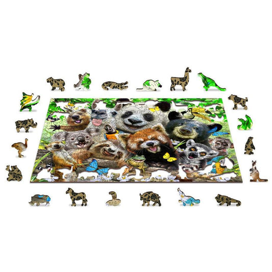 Bear Paradise 300 Piece Wood Jigsaw Puzzle Wooden City - BIG FRENCHIES