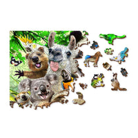 Bear Paradise 300 Piece Wood Jigsaw Puzzle Wooden City - BIG FRENCHIES