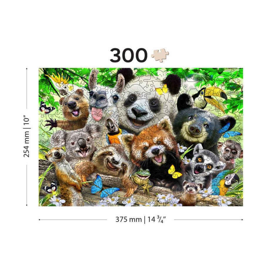 Bear Paradise 300 Piece Wood Jigsaw Puzzle Wooden City - BIG FRENCHIES
