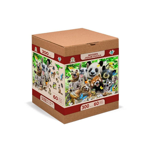 Bear Paradise 300 Piece Wood Jigsaw Puzzle Wooden City - BIG FRENCHIES
